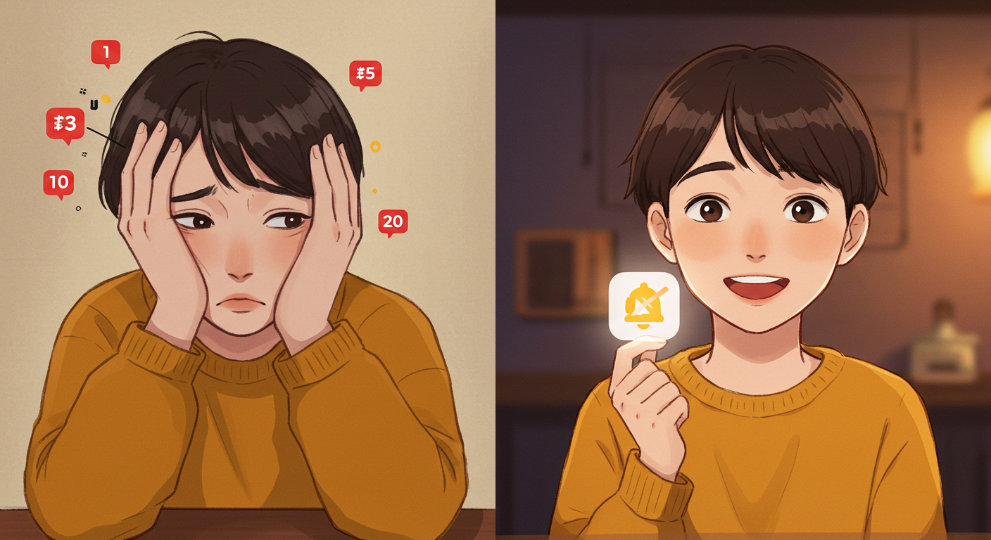 특정 친구 알림만 끄는 카톡 설정