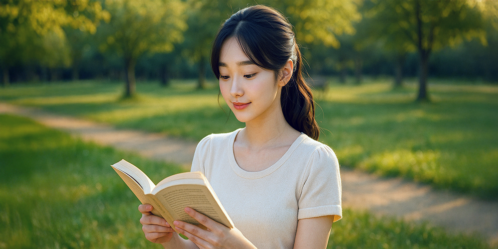 꿈에서 독서하는 소녀
