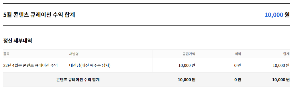 22년-5월-카카오뷰-수익