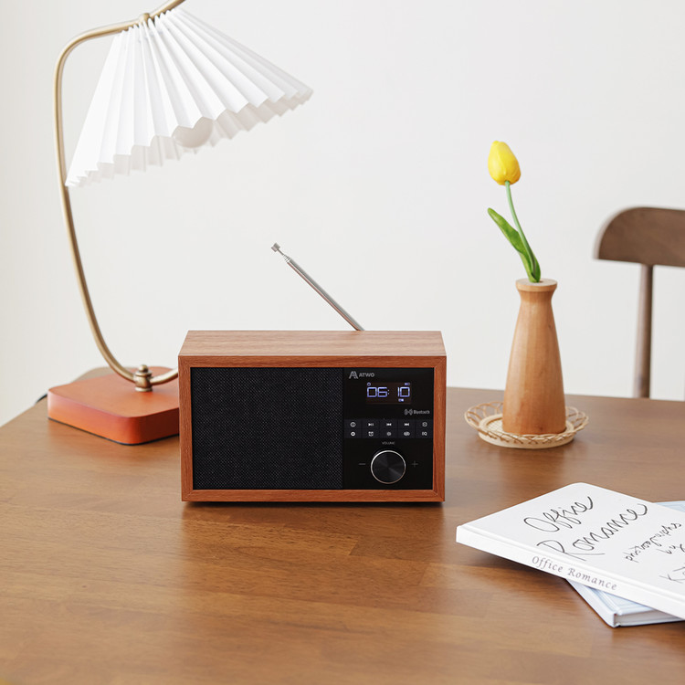 A2 AT3201 무선 5.1 블루투스 스피커 인테리어 라디오 시계