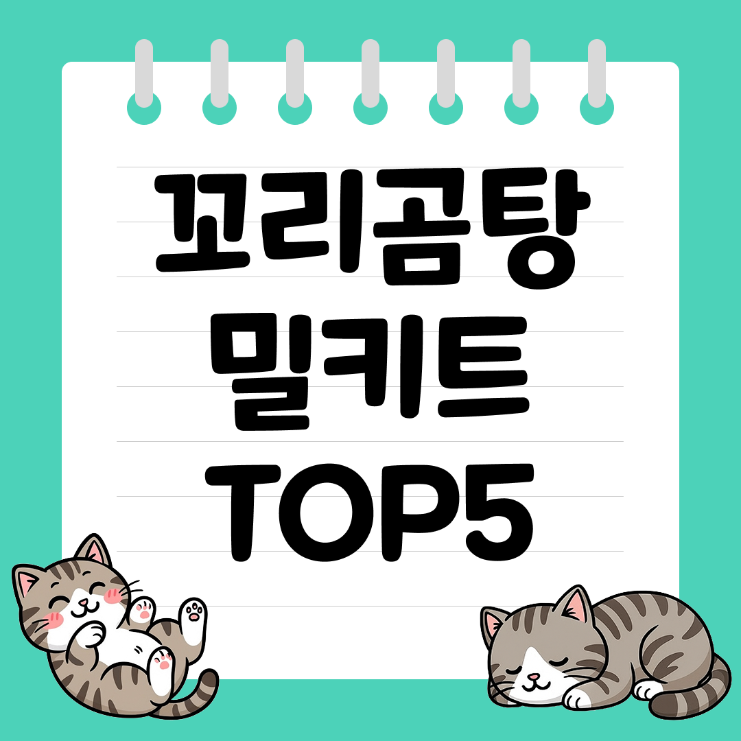 제대로 된 한끼 챙기는 꼬리곰탕 밀키트 추천 순위 TOP5