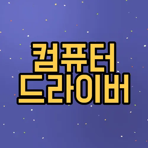 컴퓨터 드라이버