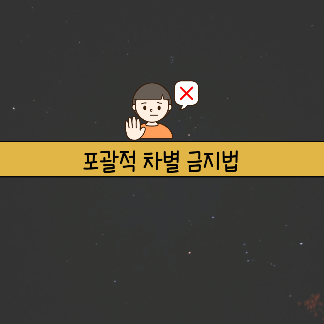 포괄적 차별금지법