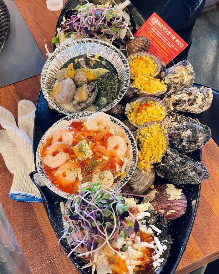 식객 허영만 백반기행 지수원 편 4단 가리비 치즈구이 전복 새우 조개 무한리필 숯불 구이 오이도 맛집 소개