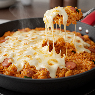 치즈 김치 볶음밥