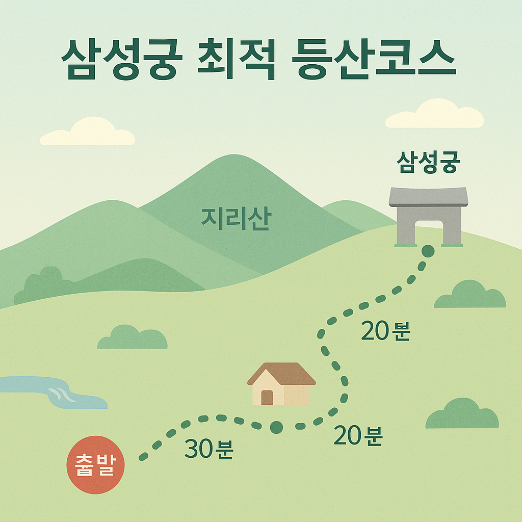삼성궁 최적 등반코스