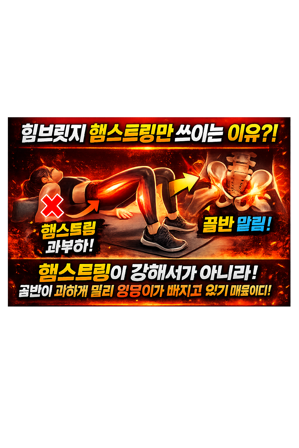 힙브릿지 햄스트링만 쓰이는 이유