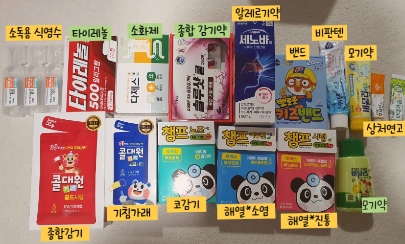 아기와 해외여행 준비물