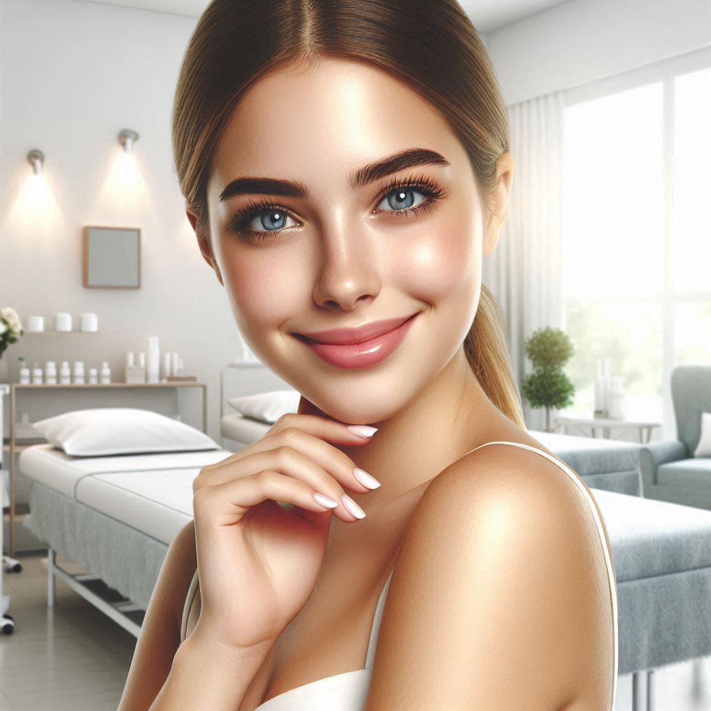 피부,체형관리 샵 배경