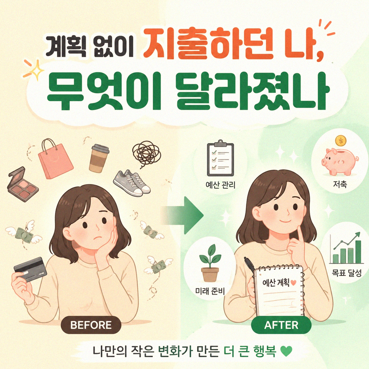 소비 계획표, 매달 작성이 왜 도움이 되는 걸까