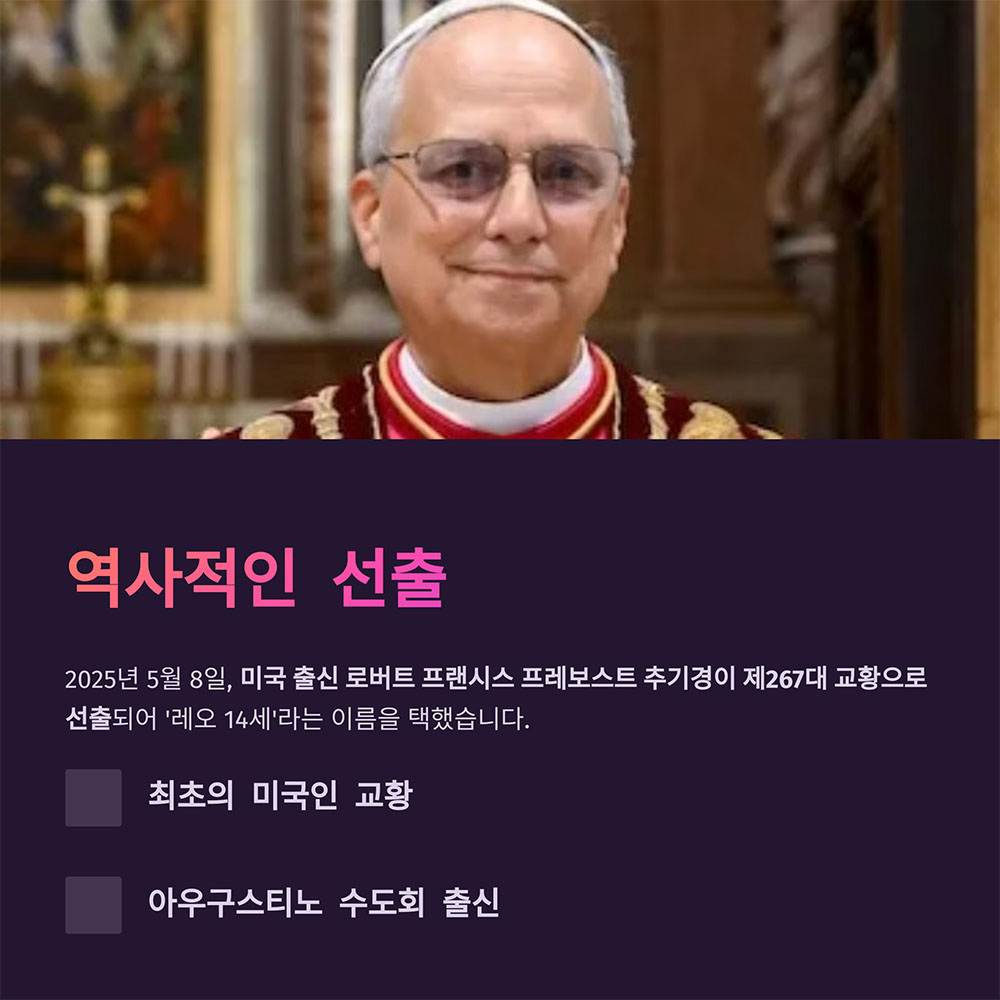 레오 14세 교황 선출