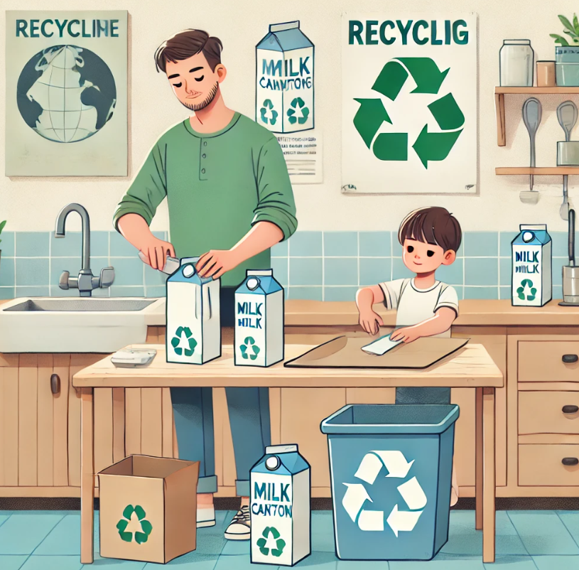 우유팩 분리수거