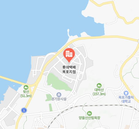 롯데택배 목포지점 위치