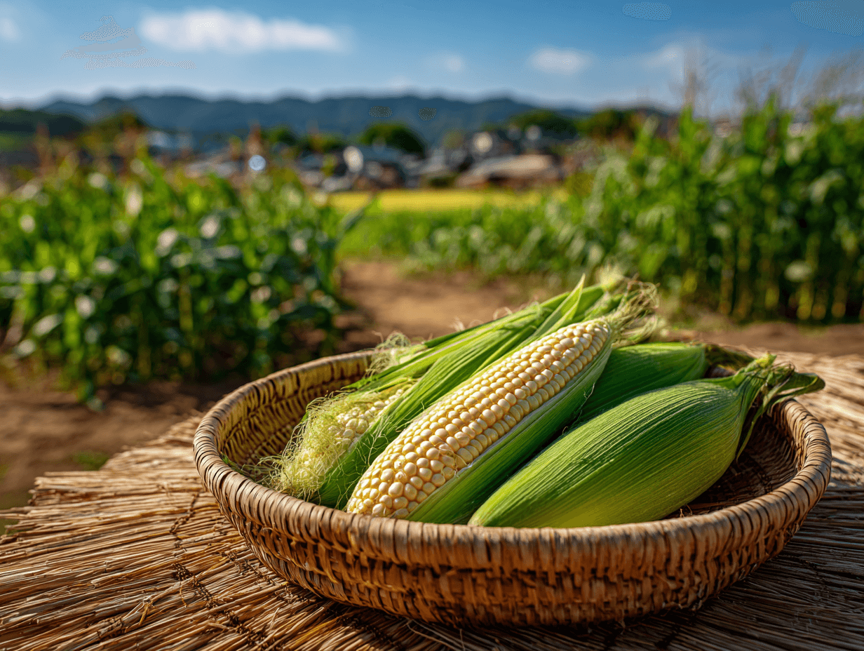바구니에-담겨있는-옥수수