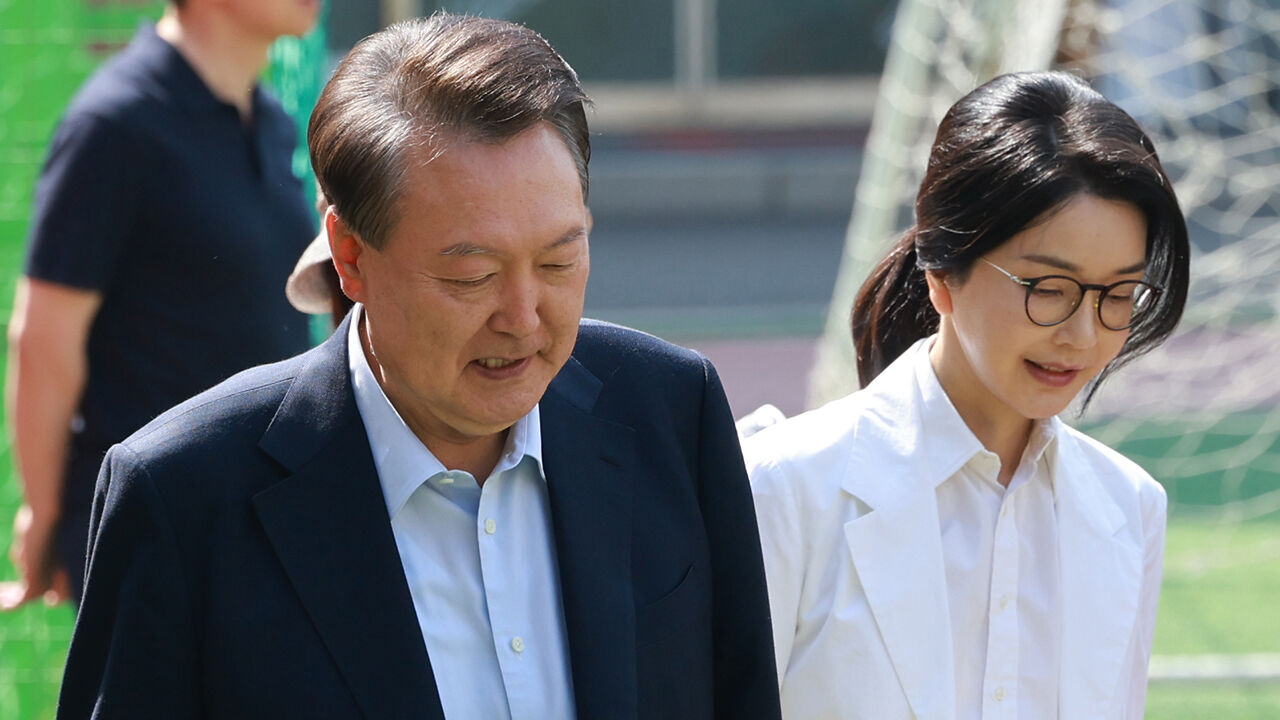 윤석열·김건희, 동반 투표
