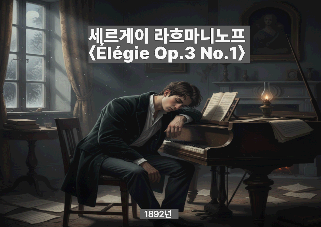 세르게이 라흐마니노프 〈&Eacute;l&eacute;gie Op.3 No.1〉 - 슬픔에 깊이 젖어있는 순간