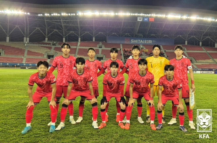 U-16 축구 대표팀 2025 AFC U-17 사우디 아시안컵 본선 진출 확정 중국전 예선 경기 결과 다시보기 본선 진출 국가 일정