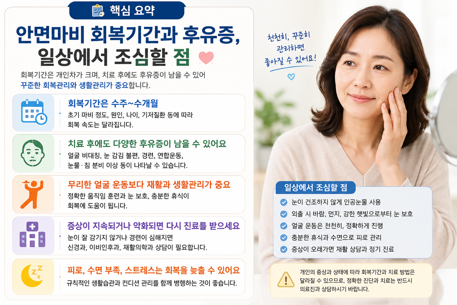 안면마비회복