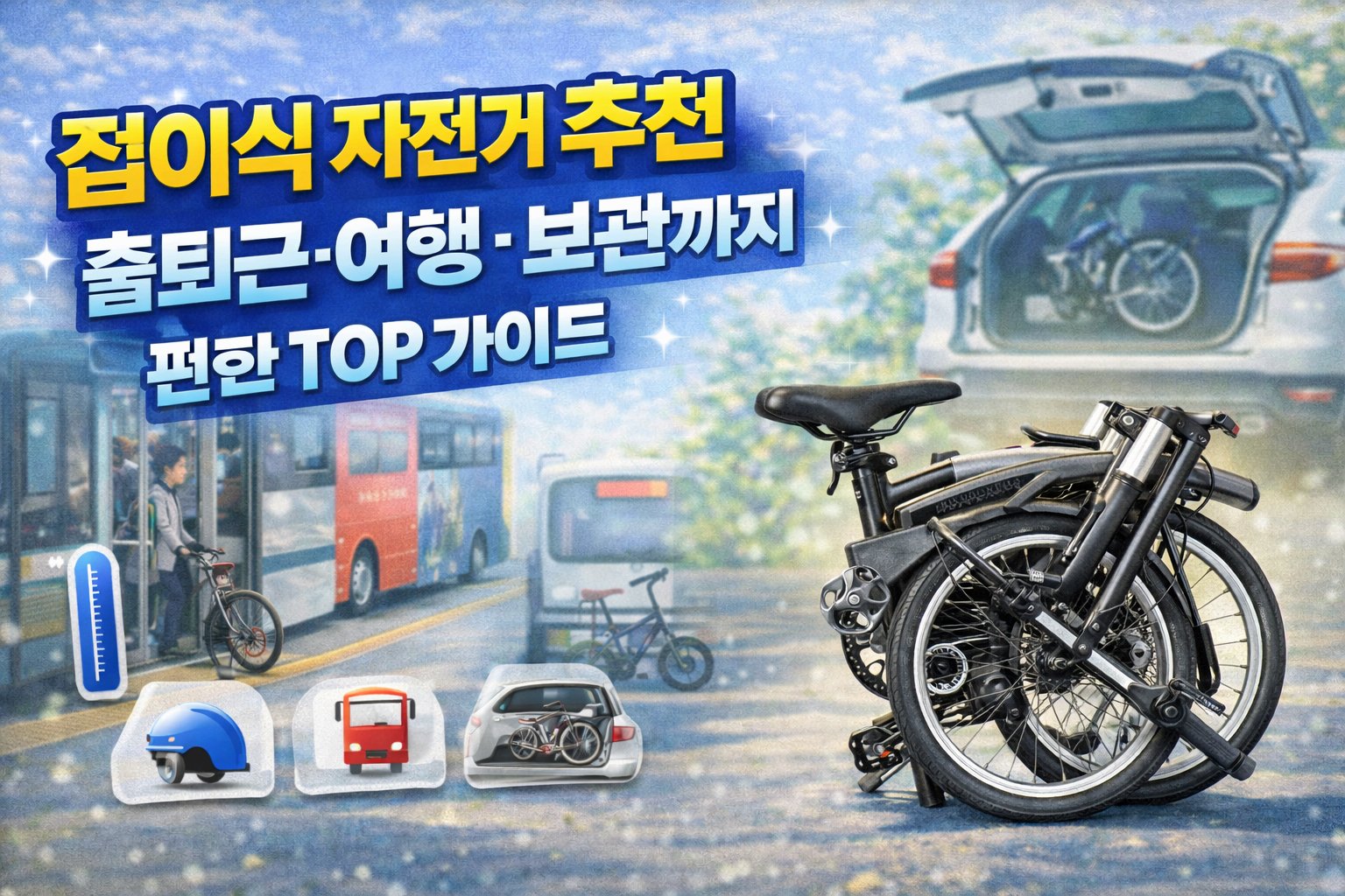 접이식 자전거 강력 추천, 출퇴근·여행·보관까지 편한 완벽 가이드
