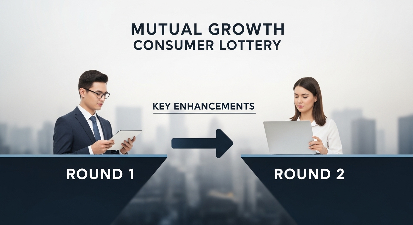 1차와 2차 상생소비복권 주요 변경 사항 비교 이미지