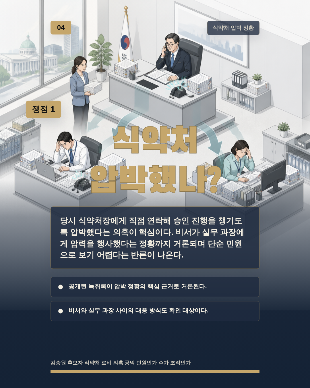 식약처 압박했나?