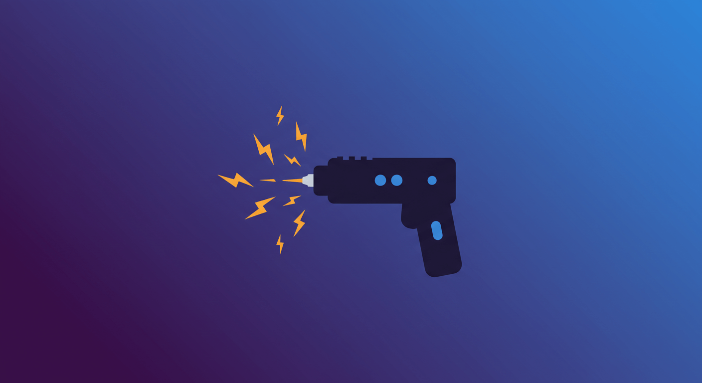 3. 전기충격기 – 물리적 제압 가능, 강력한 대응 수단