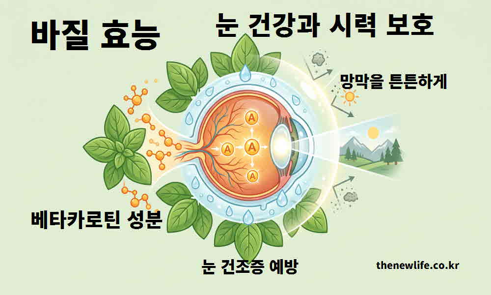 바질 효능 눈 건강 시력 보호