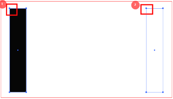 사각 모서리 클릭 순서