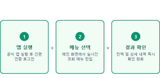 경기 지역화폐 잔액조회 모바일 앱을 통한 실시간 조회 절차