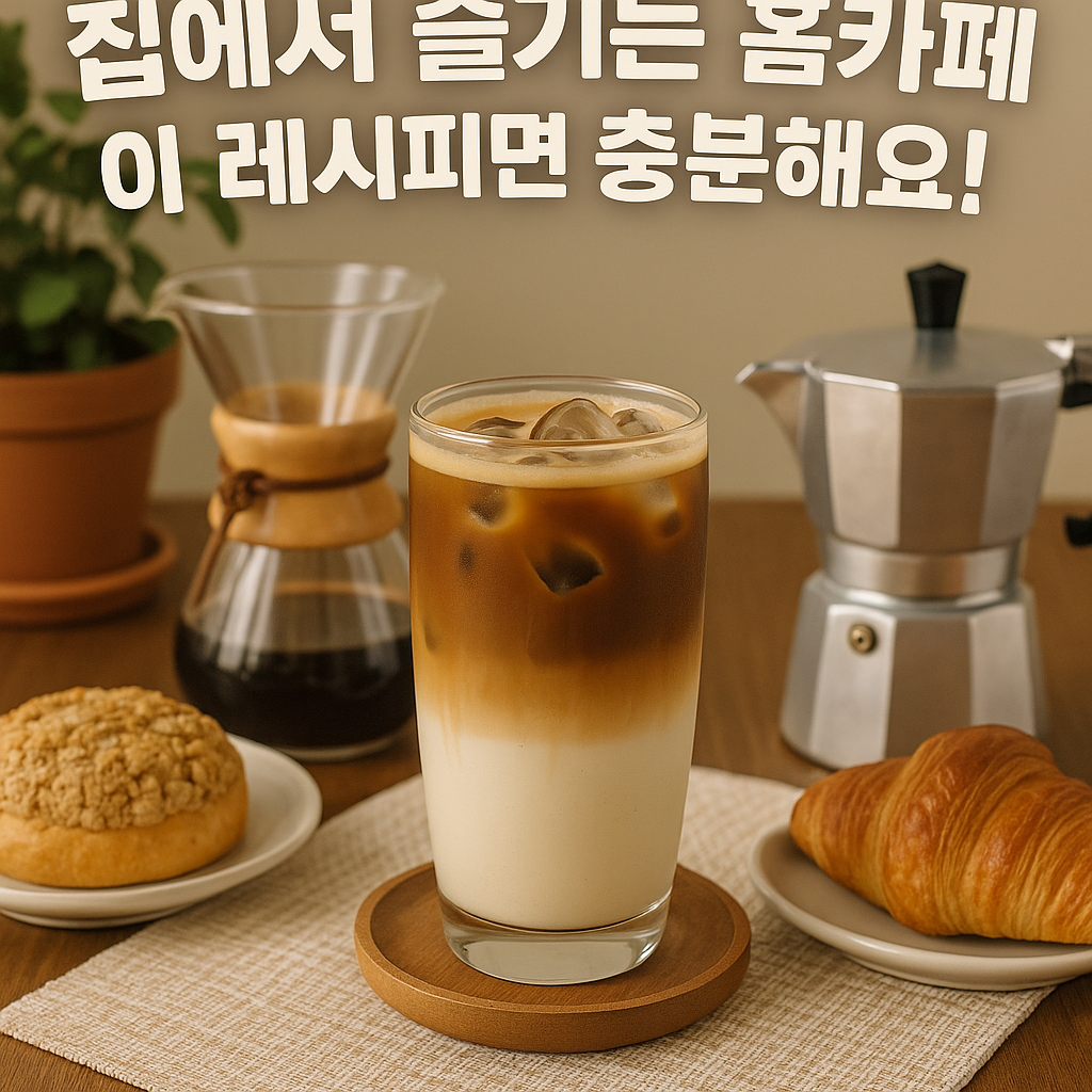 집에서 즐기는 홈카페