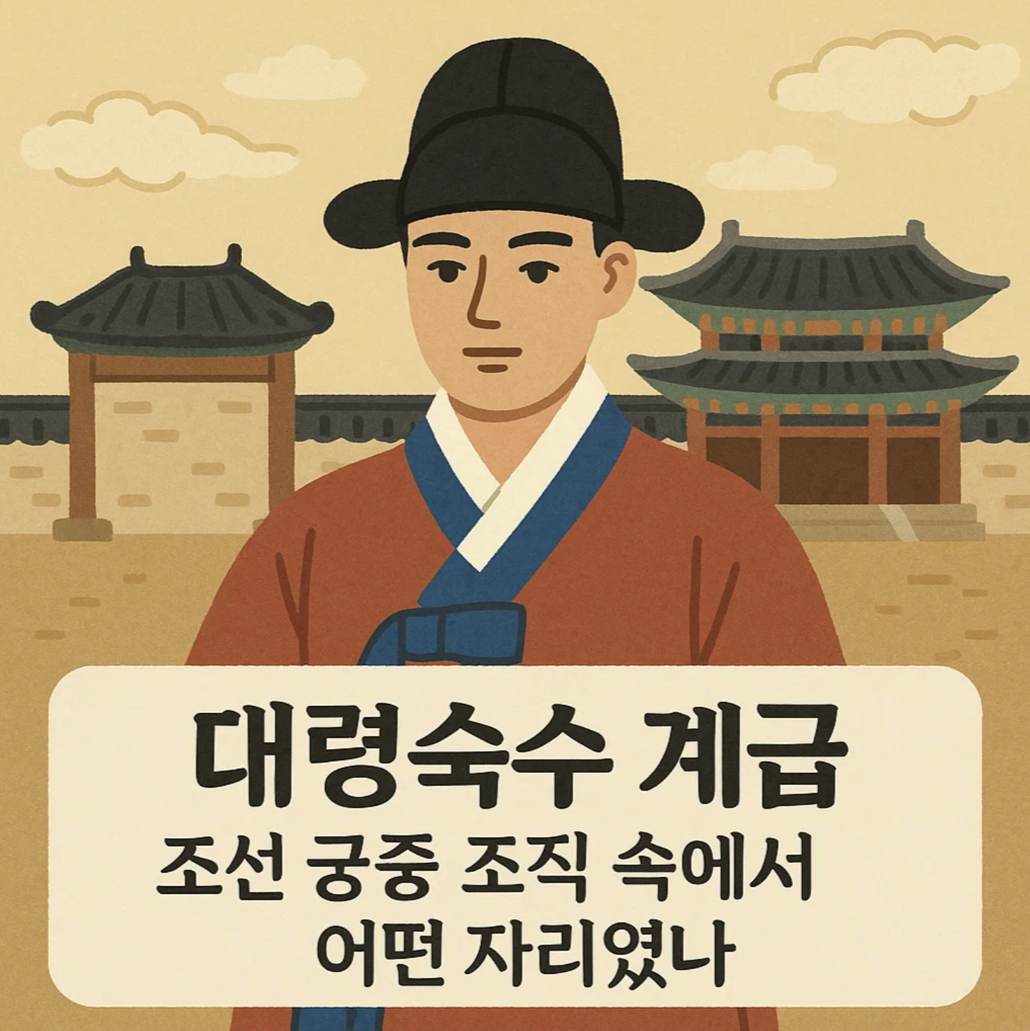 대령숙수 계급, 조선 궁중 조직 속에서 어떤 자리였나