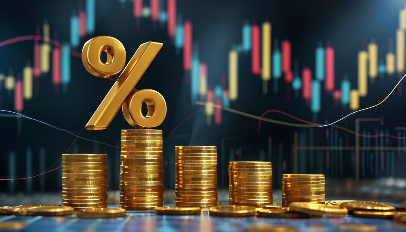 차트 배경과 금화