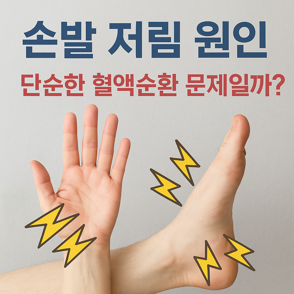 손발 저림이 계속된다면