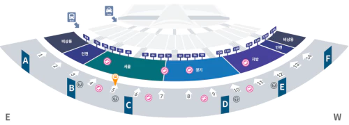 6001번 공항버스 승차장 T1