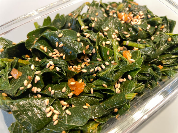 방풍나물 무침 맛 설명