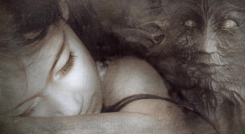 악몽을 꾸는 여자