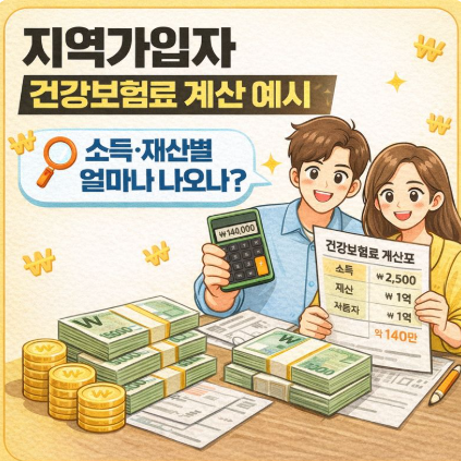 지역가입자 건강보험료 계산