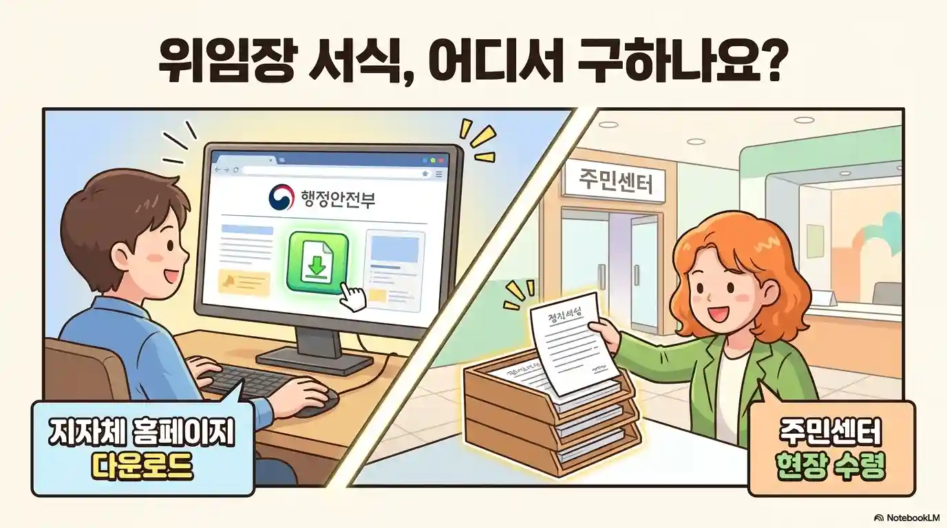 고유가 피해지원금 대리신청 위임장 서식 다운로드 방법
