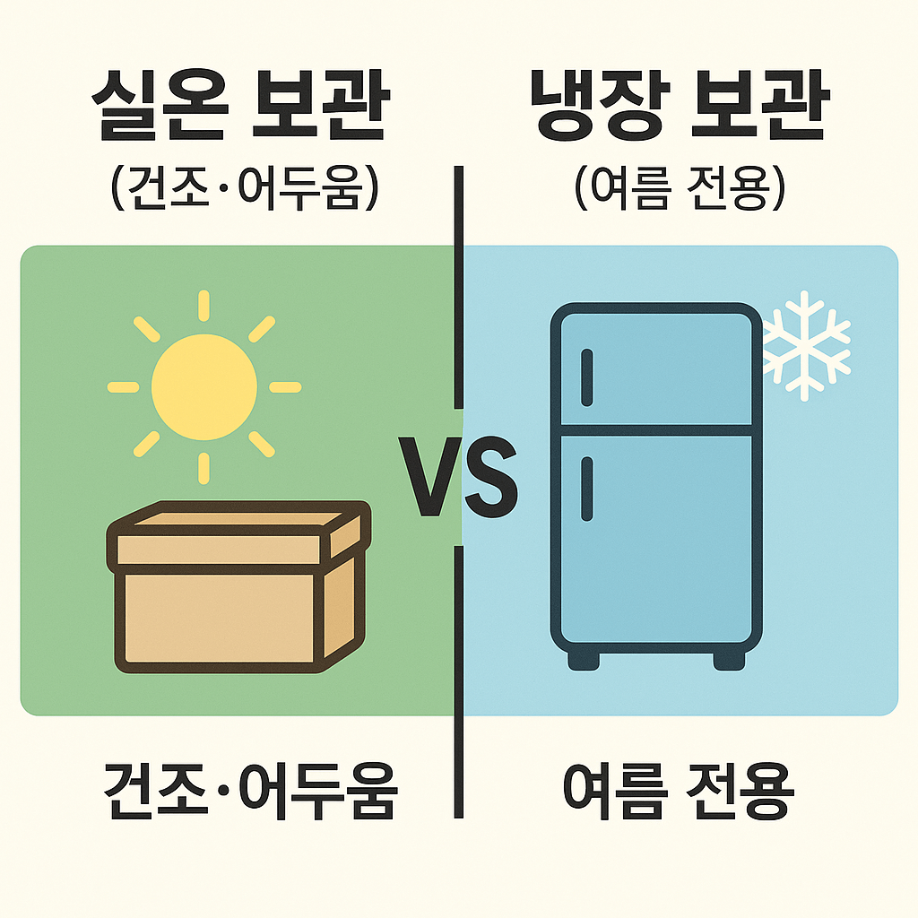 많은 사람이 오해하는 ‘냉장 vs 실온 보관’