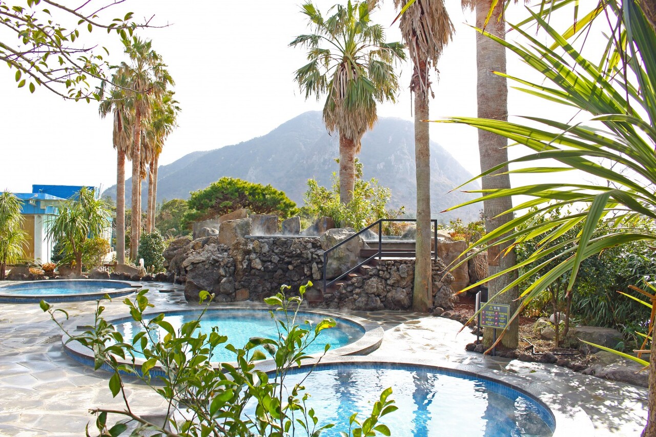 제주 산방산 탄산온천