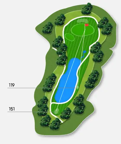 출처 : 한탄강CC 9번홀
