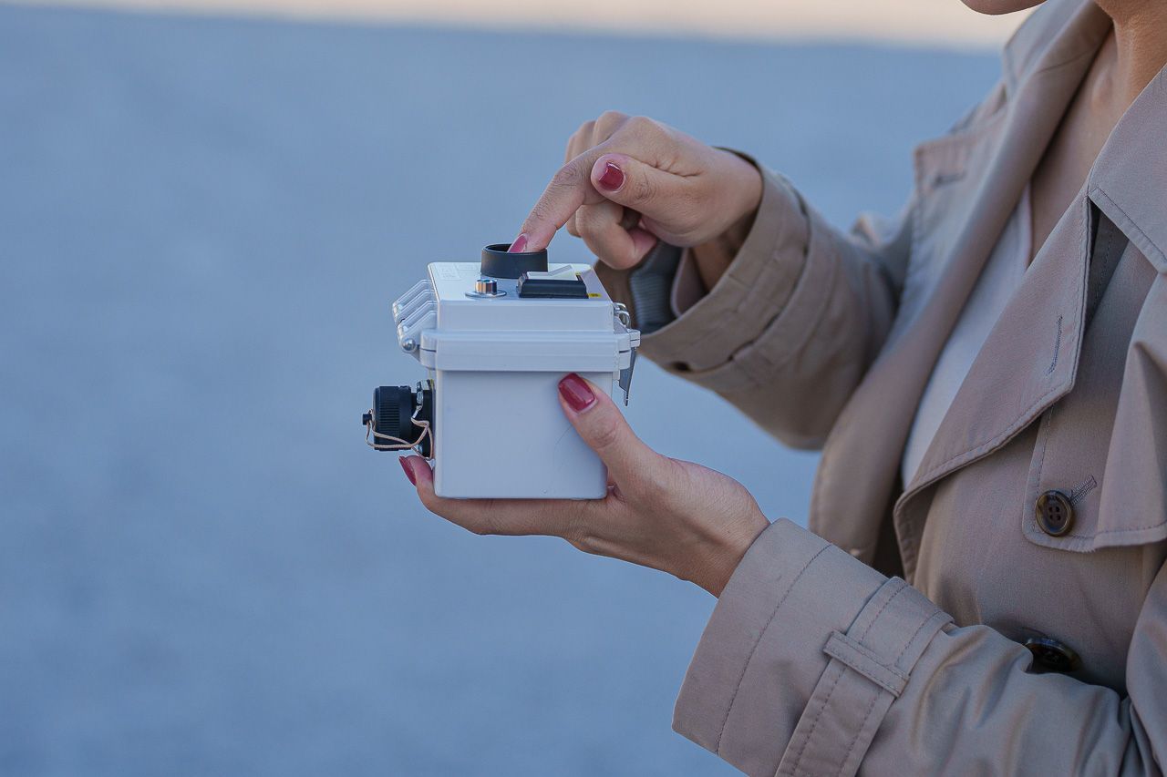 증기기차의 경적을 울릴 수 있는 버튼