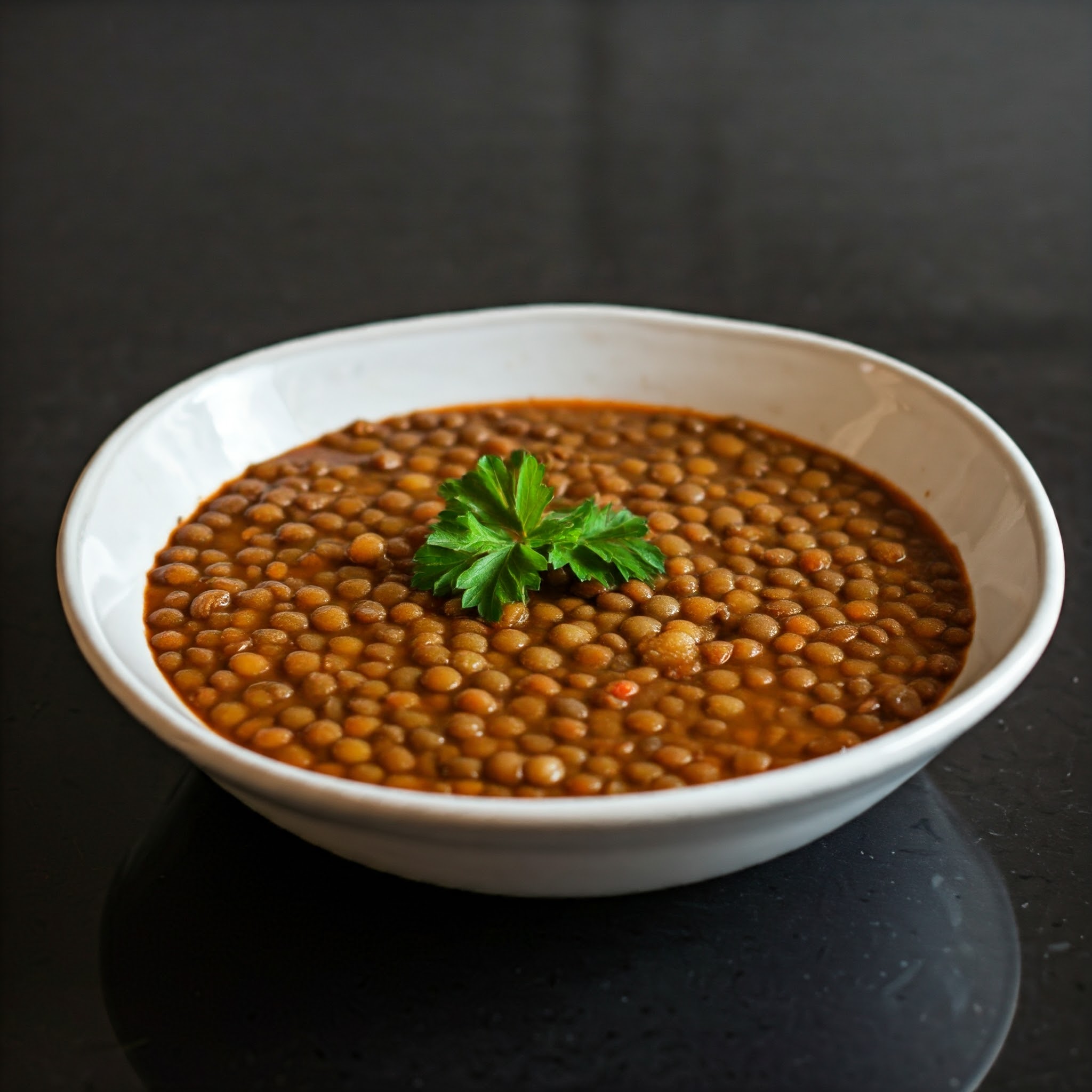 마트 재료로 만든 렌틸콩 스튜 레시피