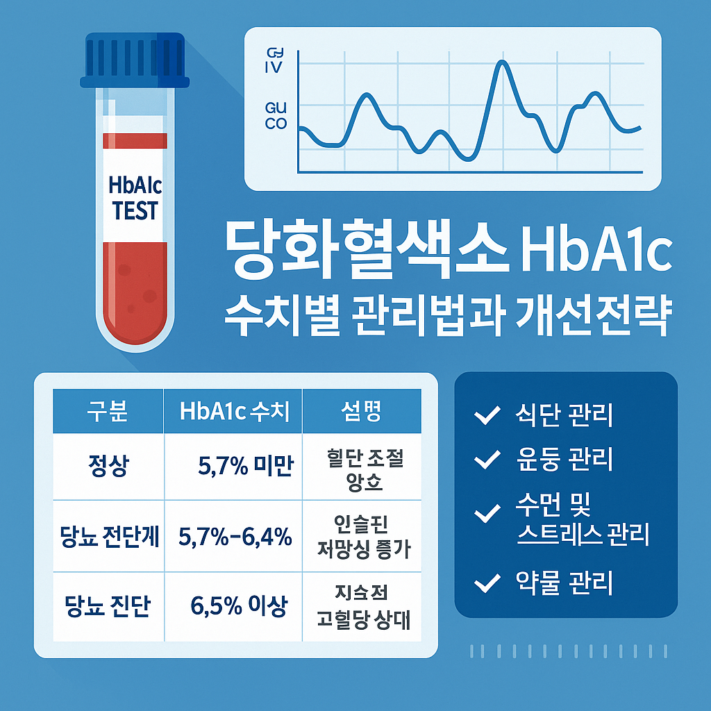 당화혈색소 수치별 관리법