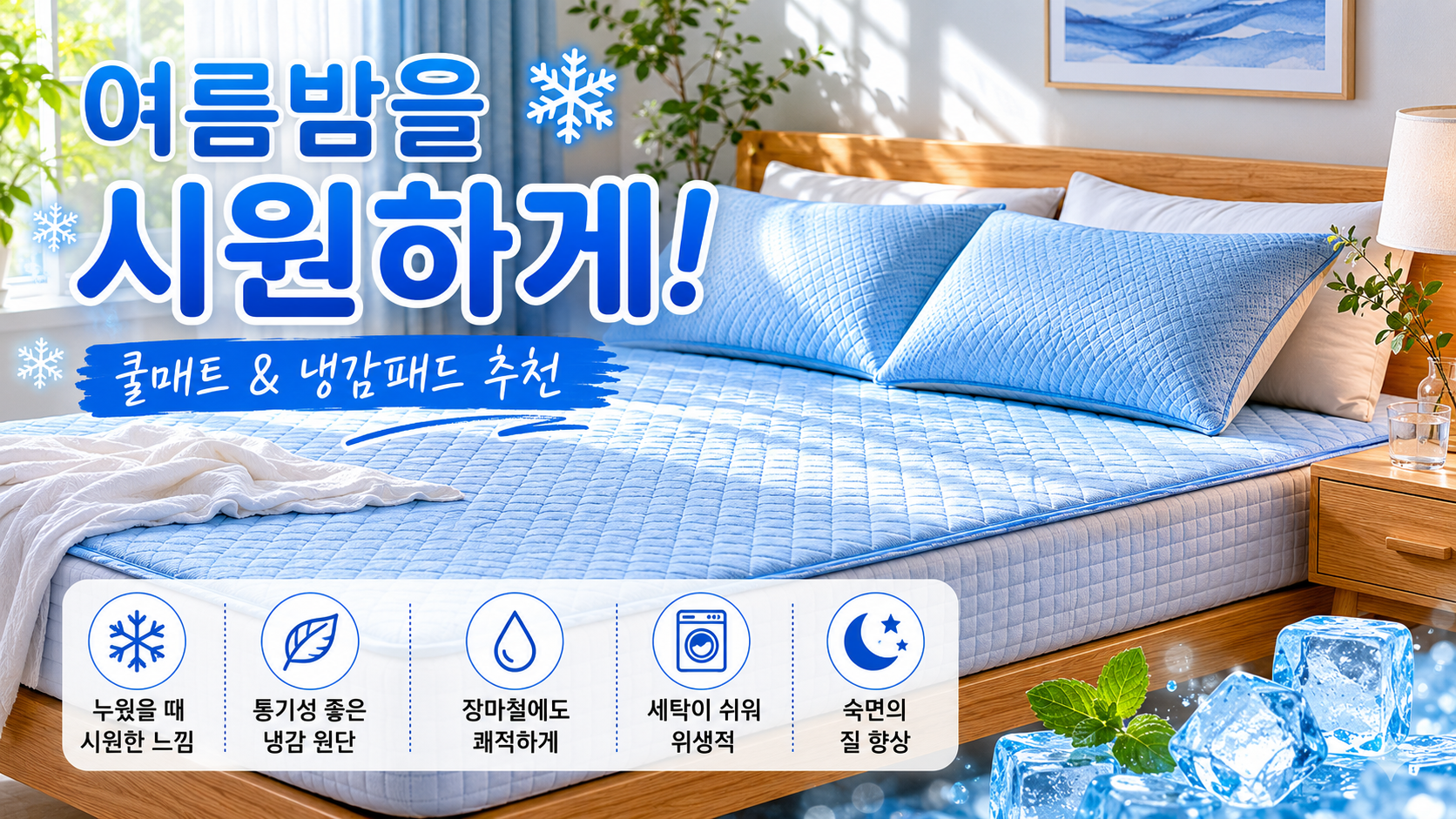 여름 쿨매트 냉감패드 추천