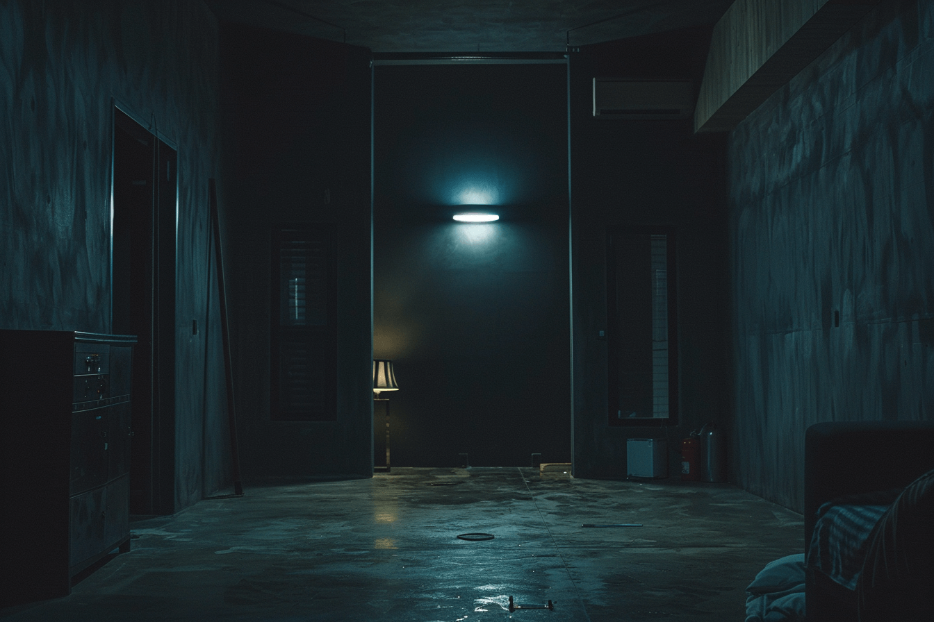 철벽으로-둘러쌓인-어두운-복도