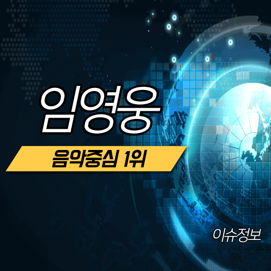 임영웅 음악중심 1위