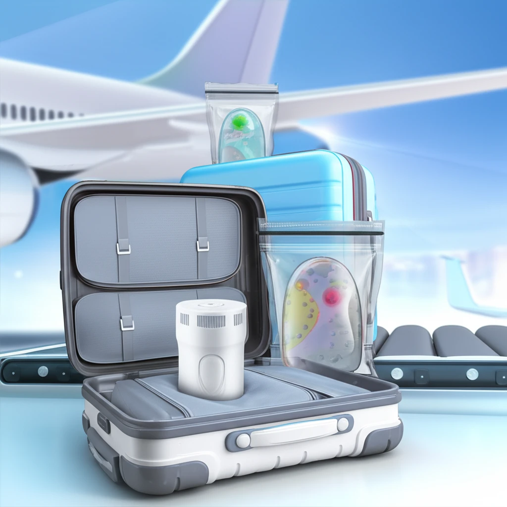 사용하던 샤워기 필터 비행기 반입 시..