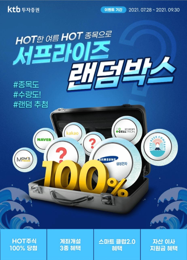 ktb투자증권 이벤트 조기종료