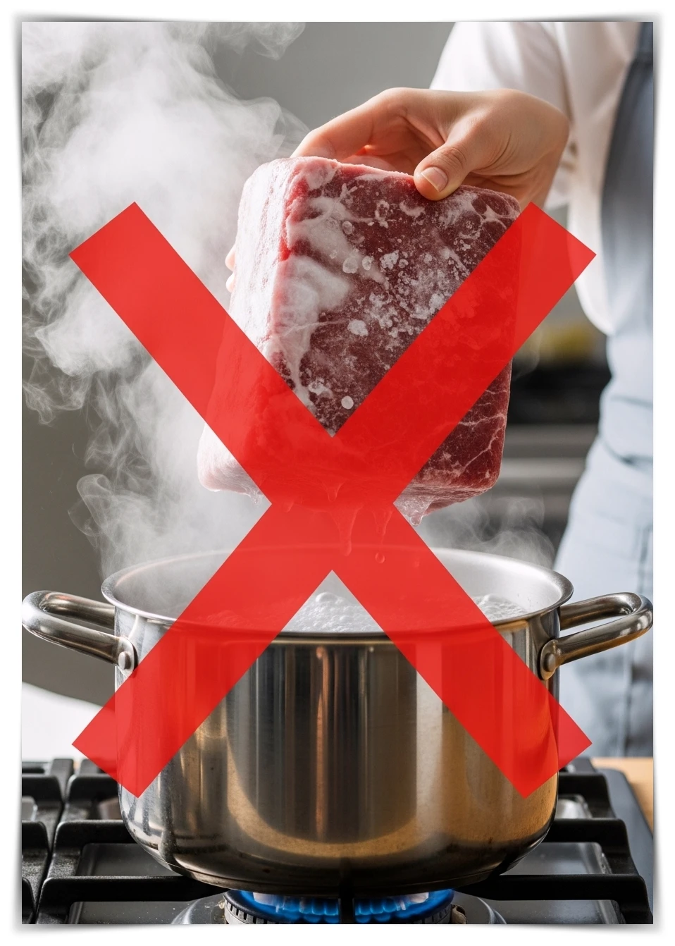 냉동식품-해동-방법-온수해동-금지